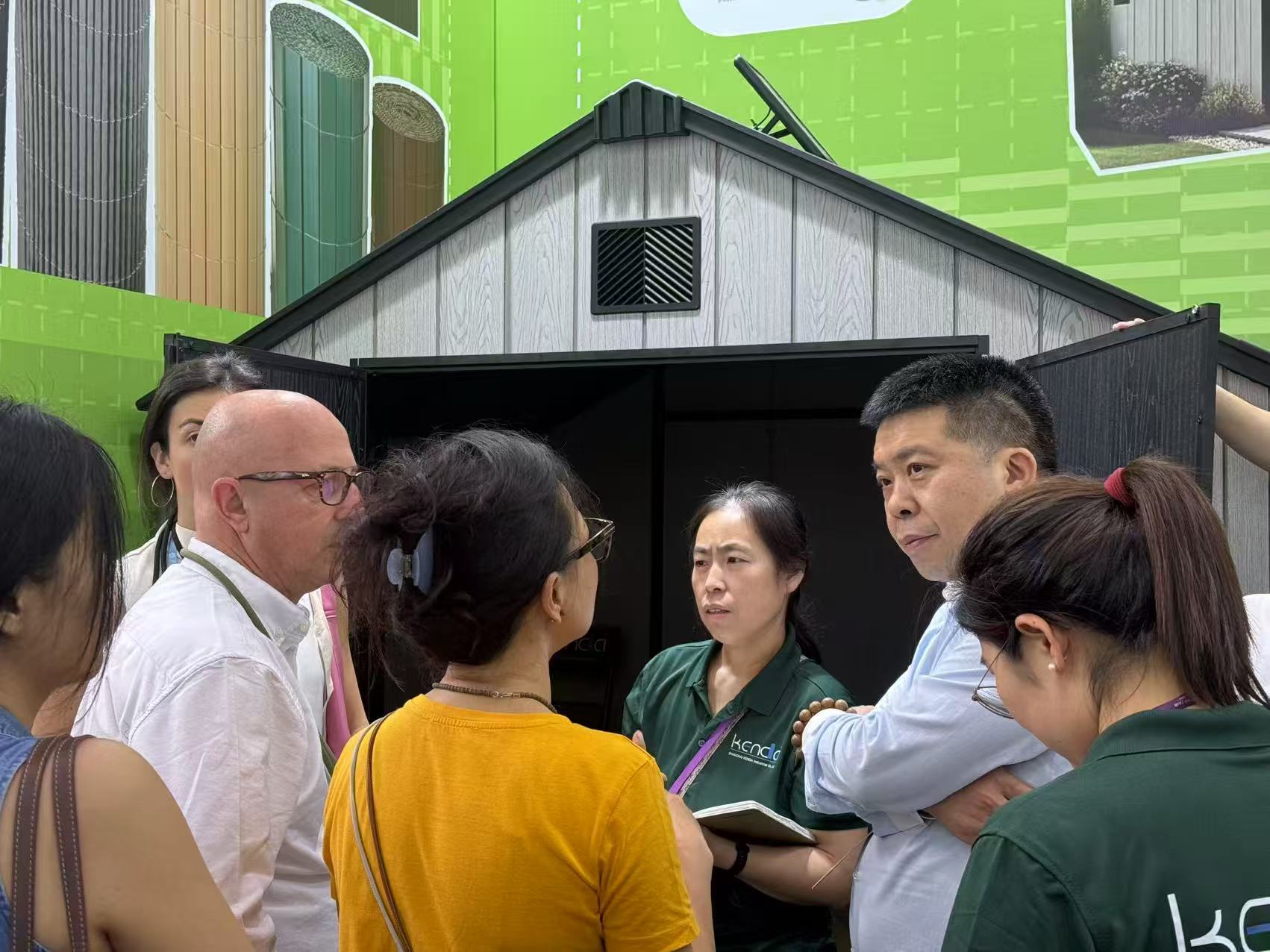 Successful Conclusion of Canton Fair – PVC Patent Fence and Storage Shed Win Global Clients' Favor