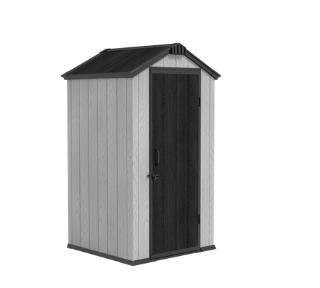 Easily Assembled Plastic (4'x4'ft) APEX SHED