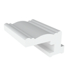 Best price custom window shutters accessories 3" crown frame PVC shutter