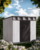 10'X8'ft Pent hangar avec évents