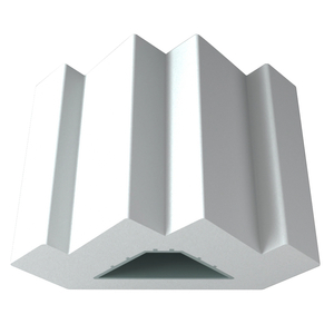 Exported good quality shutter planation components corner post PVC shutter