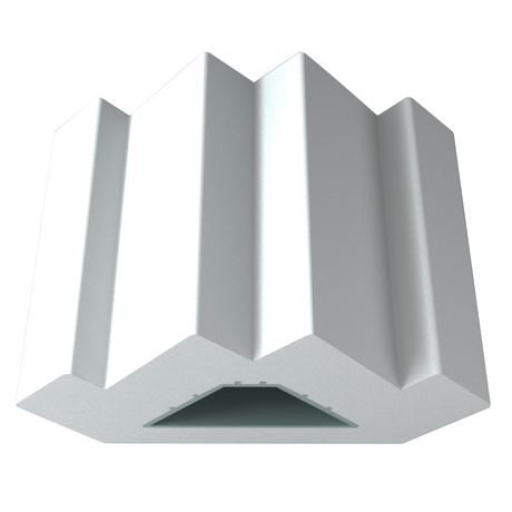 Exported good quality shutter planation components corner post PVC shutter