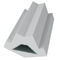 High quality cheap custom rolling shutter shades slats bay post PVC shutter