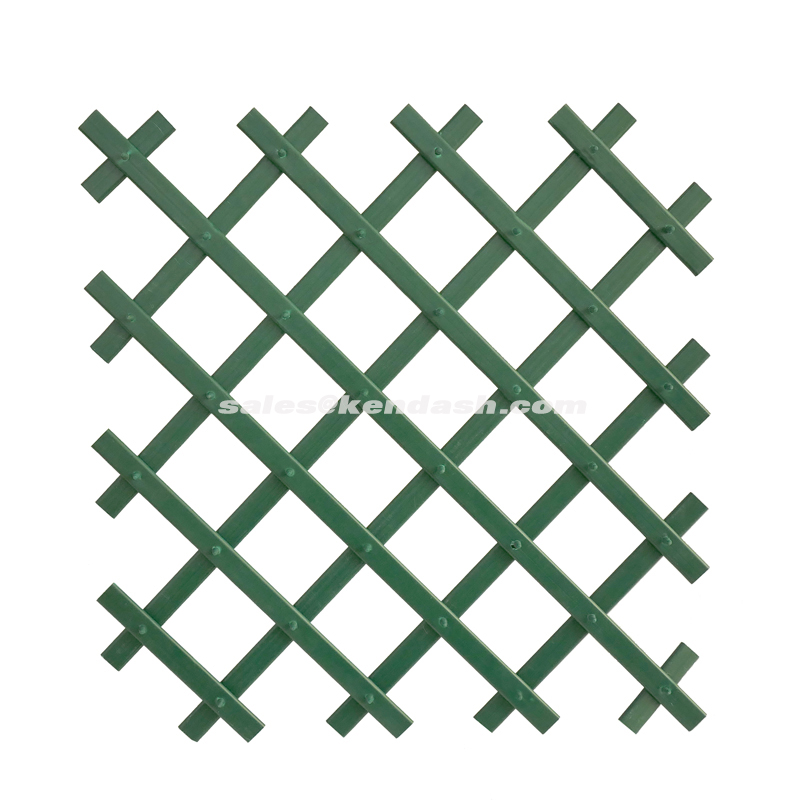 PVC Trellis with laurel leaf