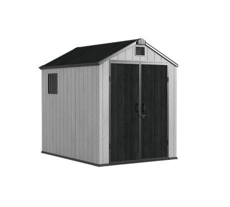 Easily Assembled Plastic (6'x8'ft) APEX SHED