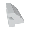 Highest quality white soild window 2inch malibu l frame pvc shutters louvre