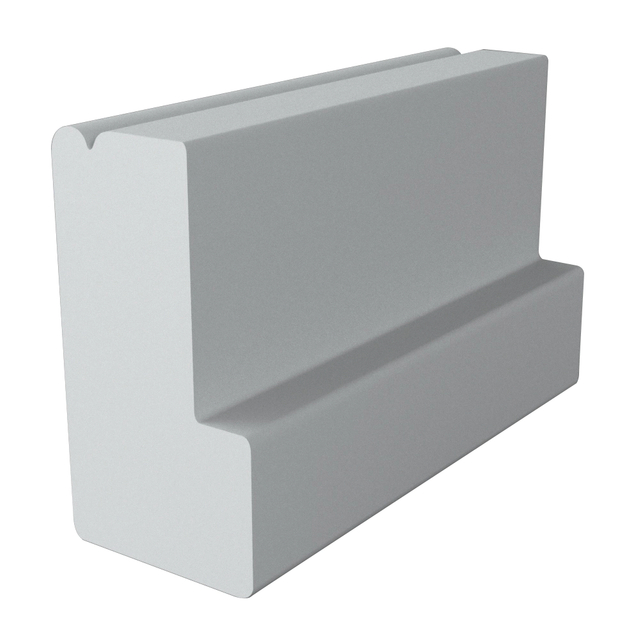 Hot sell tambour door roller shutter 0.75" L frame single bead PVC shutter