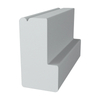 Hot sell tambour door roller shutter 0.75" L frame single bead PVC shutter