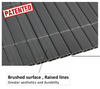 19mm Square Tube Reinforced PVC fence with raised lines on surface
