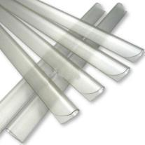 End clips for Metal fence strip set of 25