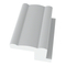 2021 Top selling plantation shutter louvers crown Z frame PVC shutter