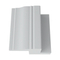 Direct factory sale external pvc louver shutter foam small 2inch classic z frame