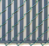 Chain Link Fence privacy PVC slat –Winged Profile