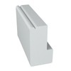 Hot sell tambour door roller shutter 0.75" L frame single bead PVC shutter