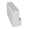 Hot sell tambour door roller shutter 0.75" L frame single bead PVC shutter