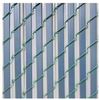 Chain Link Fence privacy PVC slat –Winged Profile