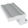 2021 Top selling plantation shutter louvers crown Z frame PVC shutter