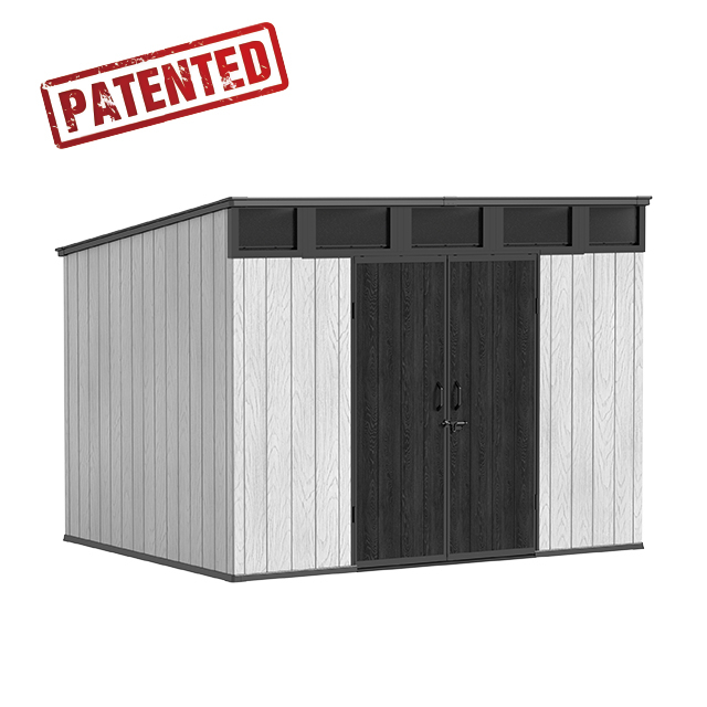 10'x8'ft PENT SHED Outside