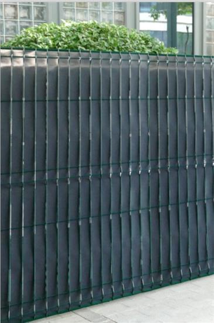 4.7cm x 60m PVC privacy slats+100 clips-630g/sqm or 50g/sqm