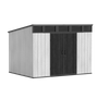 10'X8'ft Pent hangar avec évents