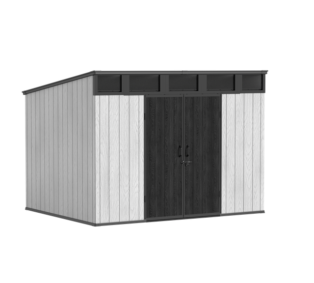 10'x8'ft Pent Schuppen draußen