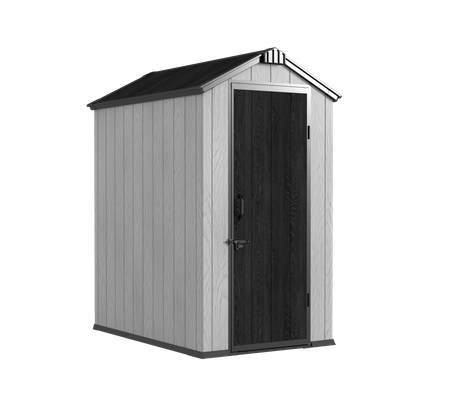 Easily Assembled Plastic (4'x6'ft) APEX SHED