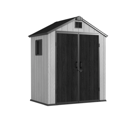 Easily Assembled Plastic (6'x4'ft) APEX SHED 